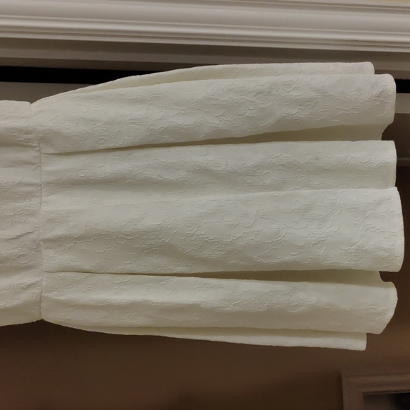 Lulu's Sweet Queen Ivory Lace Skater Dress - Picture 10 of 10